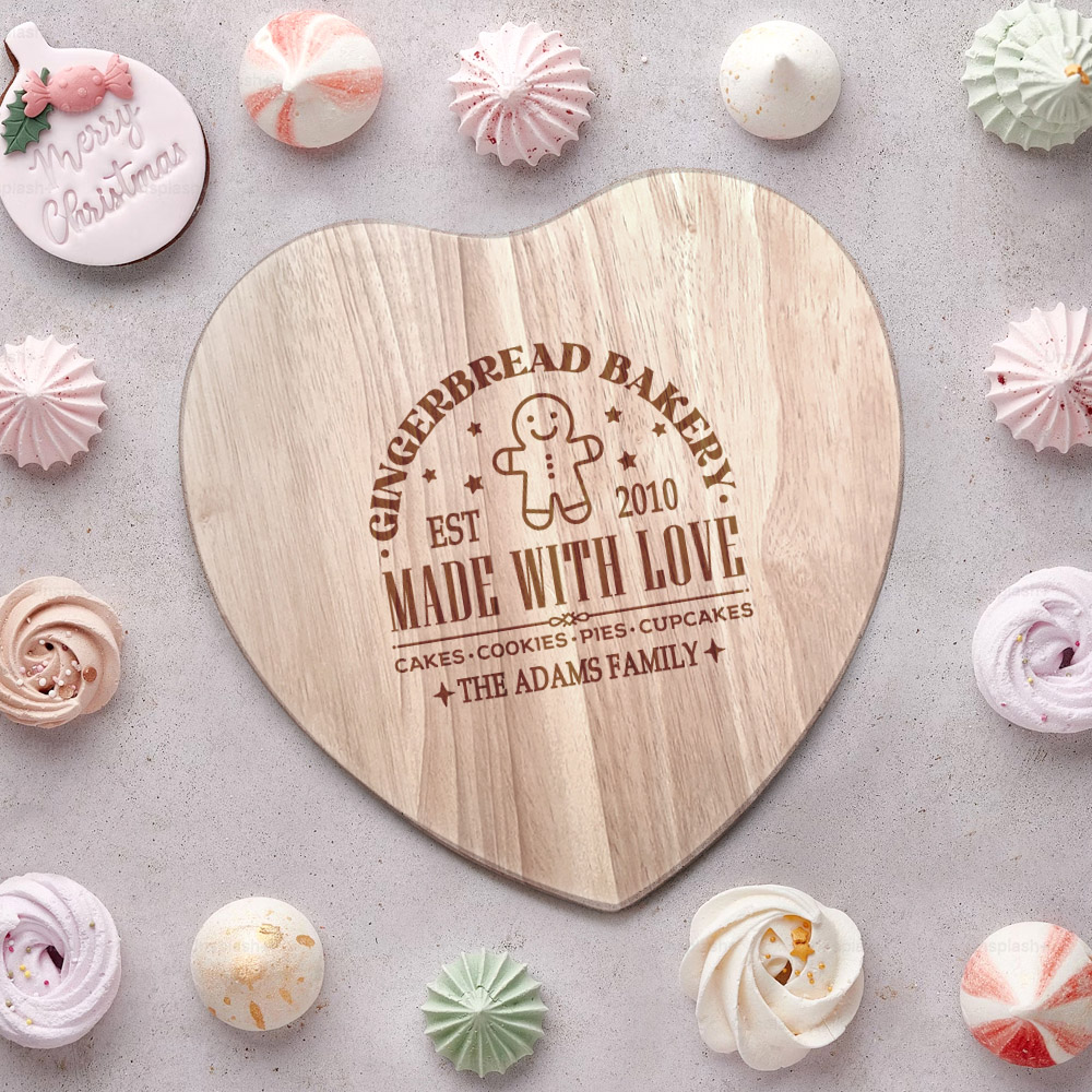 Personalised Chopping Board - Gingerbread Bakery